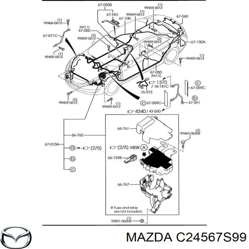 C24567S99 Mazda 