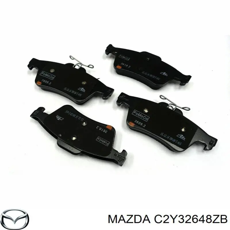 C2Y32648ZB Mazda pastillas de freno traseras