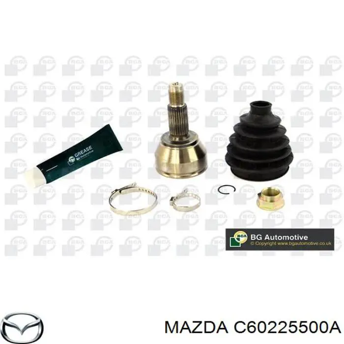 C60225500A Mazda árbol de transmisión delantero izquierdo