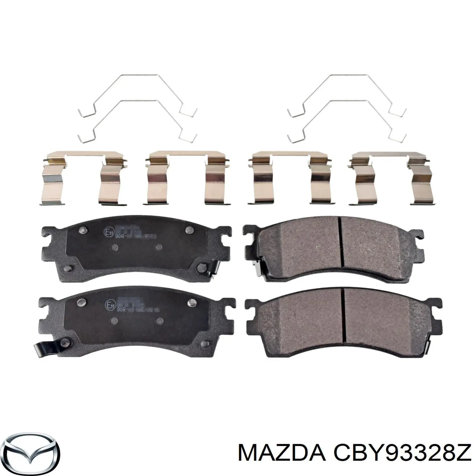 CBY93328Z Mazda pastillas de freno delanteras