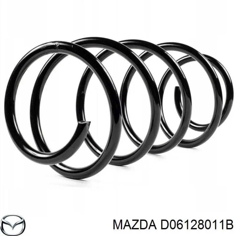 D06128011B Mazda muelle de suspensión eje trasero