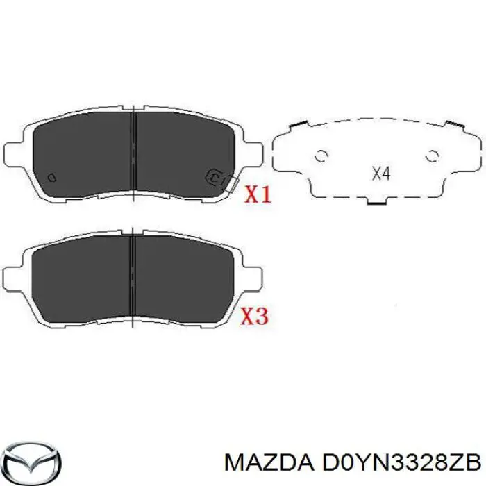 D0YN3328ZB Mazda 