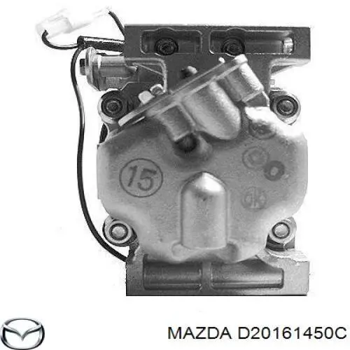 D20161450D Mazda compresor de aire acondicionado