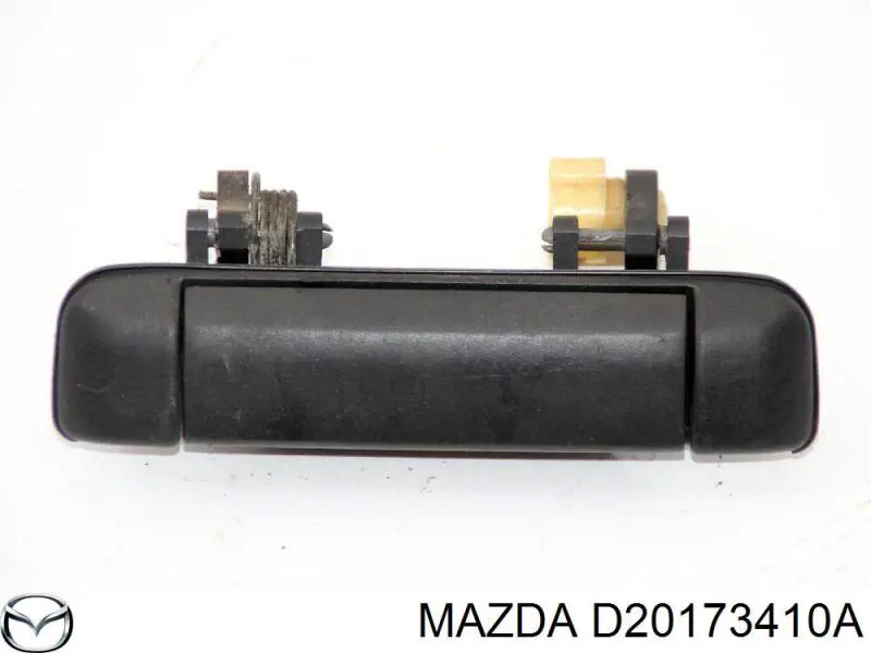  Tirador de puerta exterior trasero izquierdo para Mazda Demio DW