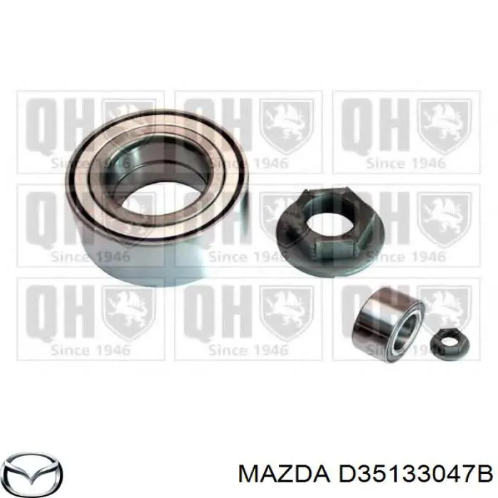 D35133047B Mazda cojinete de rueda delantero