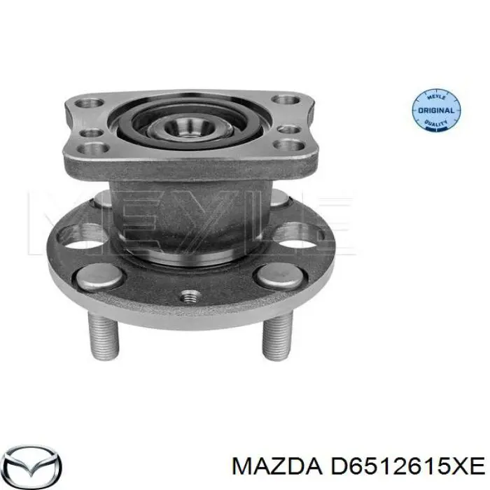 D6512615XE Mazda cubo de rueda trasero