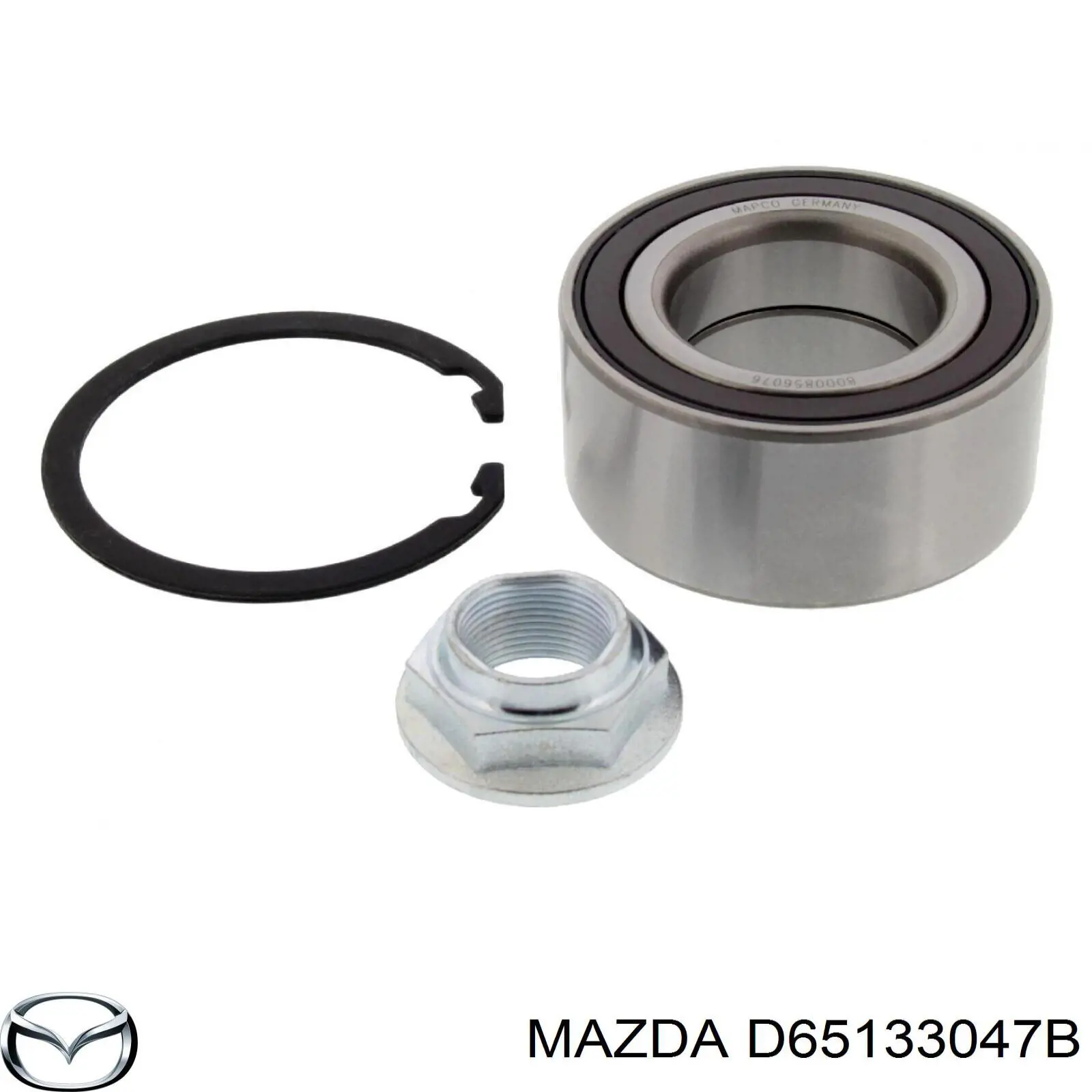 D65133047B Mazda cojinete de rueda delantero