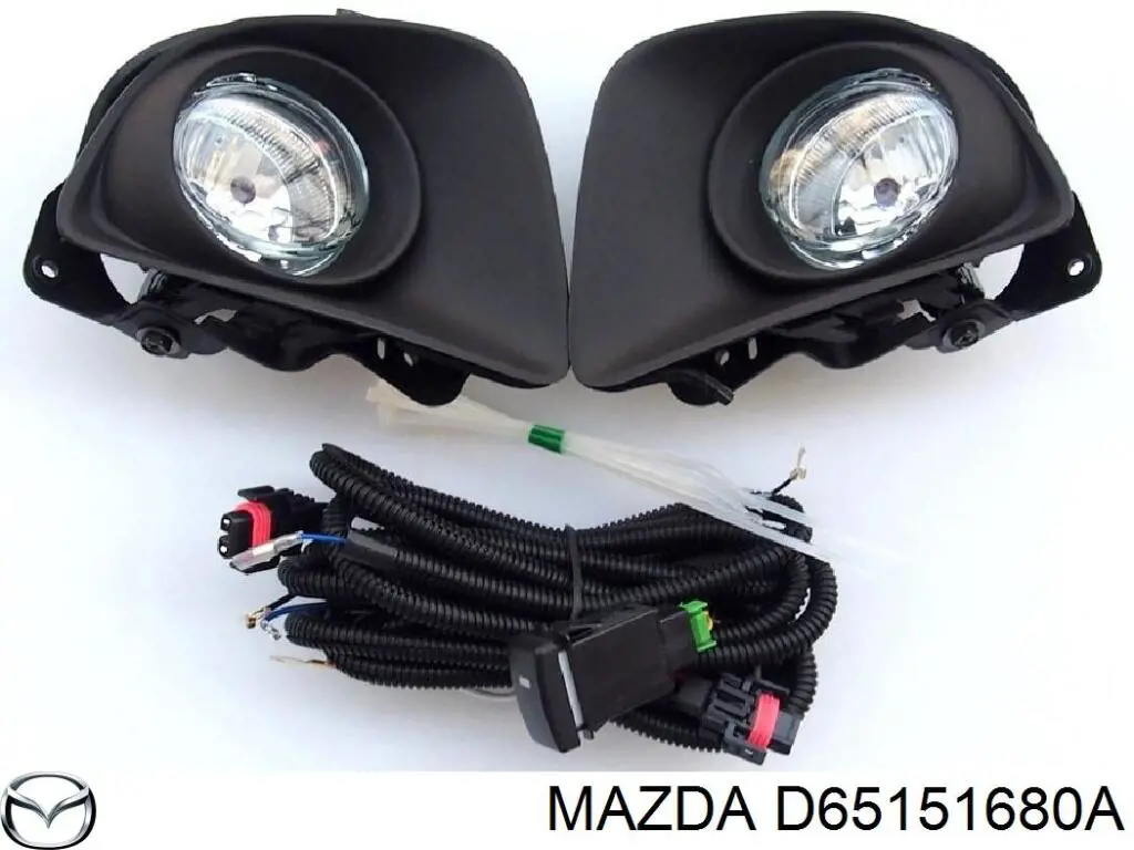 D65151680A Mazda faro antiniebla derecho