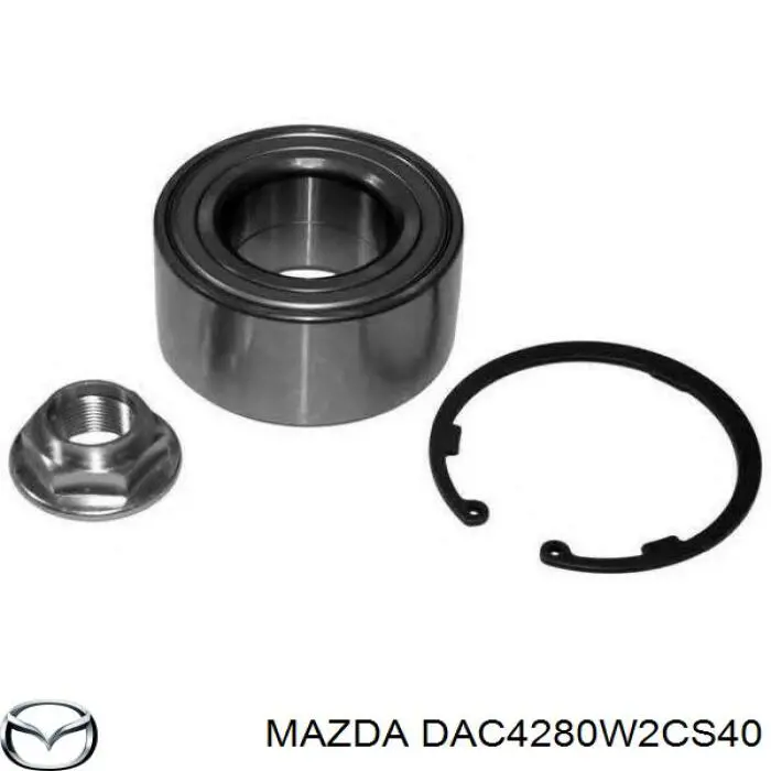 DAC4280W2CS40 Mazda cojinete de rueda delantero