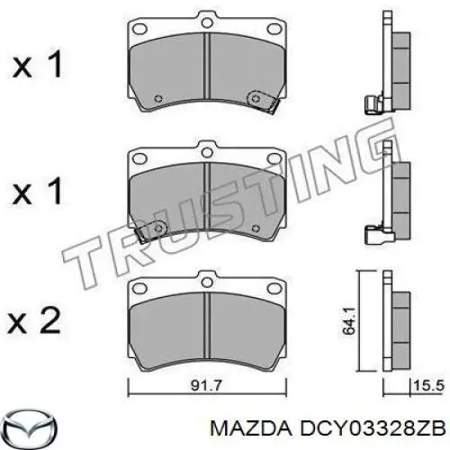 DCY03328ZB Mazda 