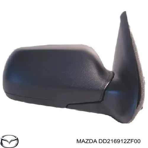 DD216912ZF00 Mazda espejo retrovisor derecho