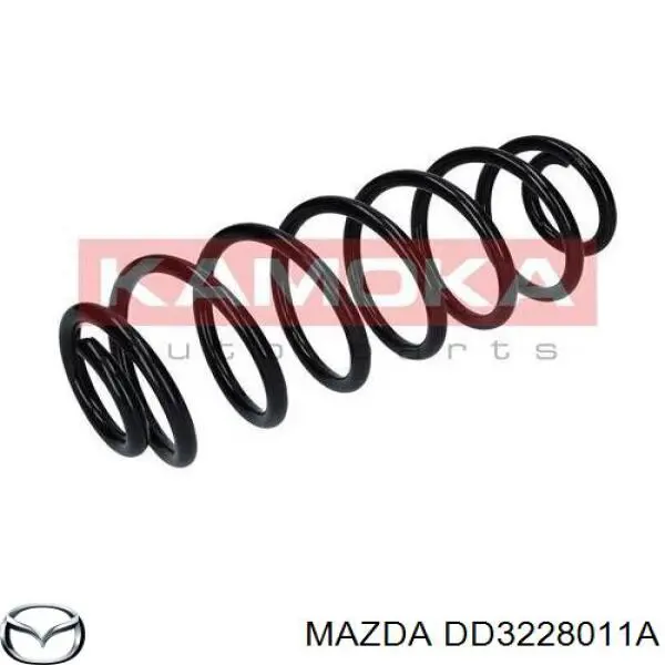  Muelle de suspensión eje trasero para Mazda 2 DY