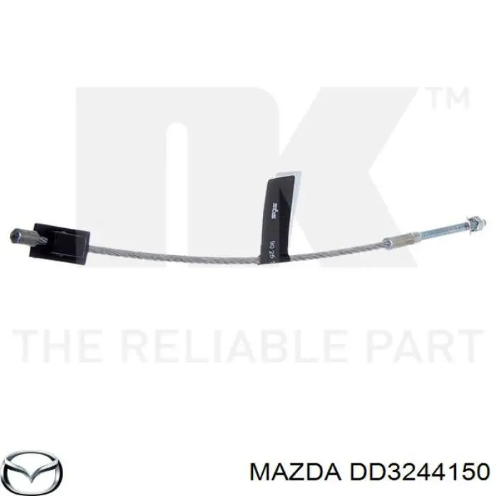 DD3244150 Mazda cable de freno de mano delantero