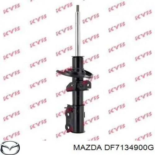 DF7134900G Mazda amortiguador delantero izquierdo