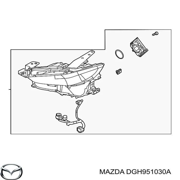  Faro derecho para Mazda CX-30 DM