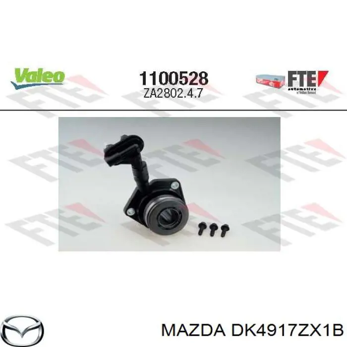 DK4917ZX1B Mazda cilindro esclavo de el embrague cojinete de liberacion