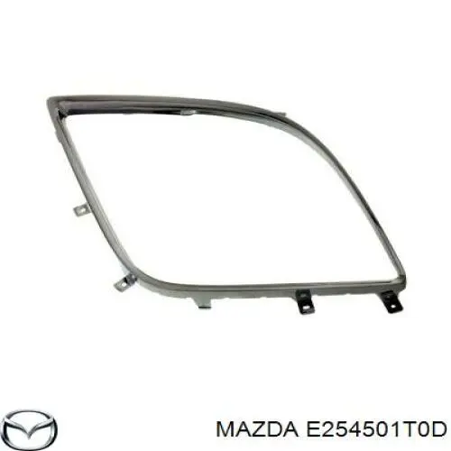  Rejilla de ventilación, parachoques delantero para Mazda CX-7 ER