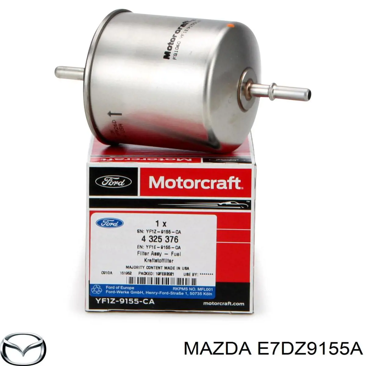 E7DZ9155A Mazda filtro combustible