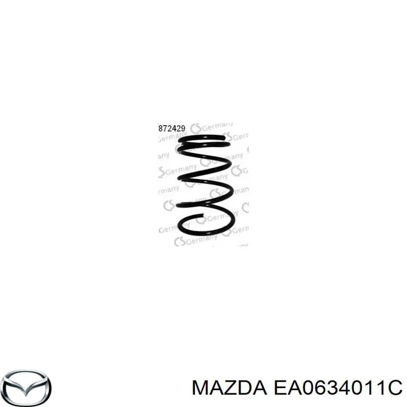  Muelle de suspensión eje delantero para Mazda MX-3 EC