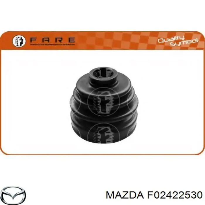 F02422530 Mazda fuelle, árbol de transmisión delantero exterior