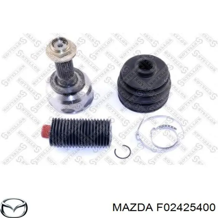 F02425400 Mazda árbol de transmisión delantero derecho