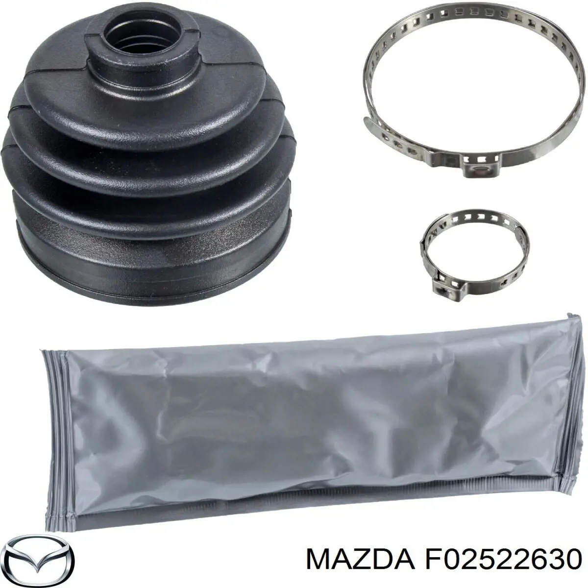 F02522630 Mazda fuelle, árbol de transmisión delantero exterior