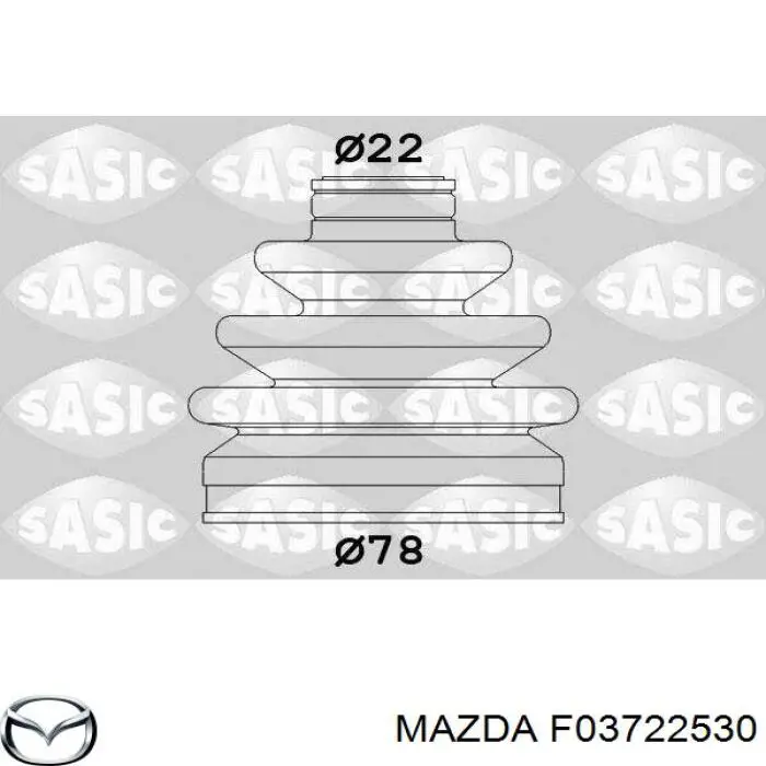 F03722530 Mazda fuelle, árbol de transmisión delantero exterior