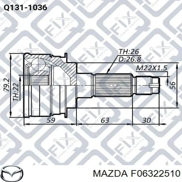 F06322510 Mazda 