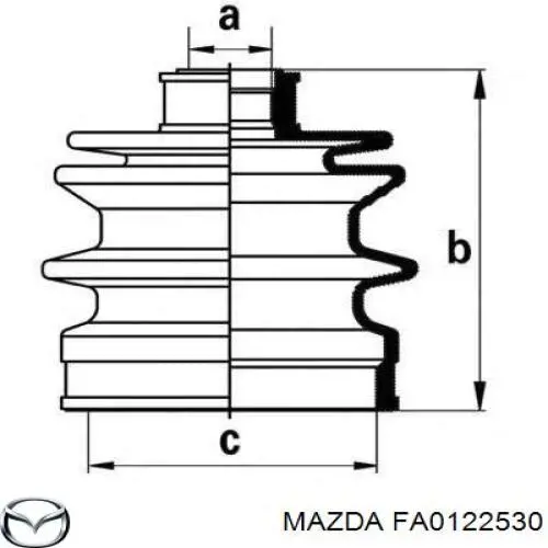 FA0122530 Mazda 