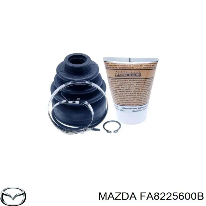 FA8225600B Mazda árbol de transmisión delantero izquierdo