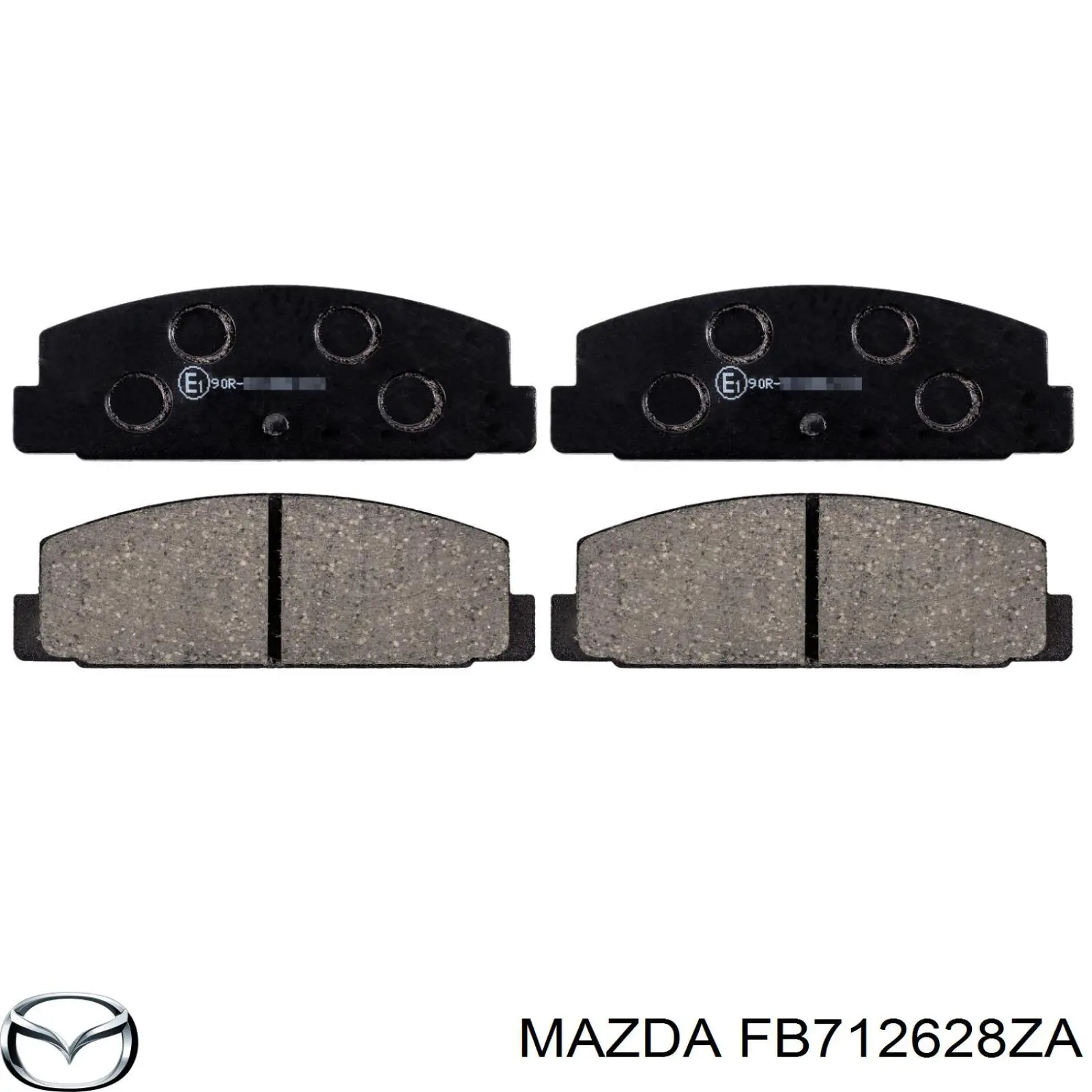 FB712628ZA Mazda pastillas de freno traseras