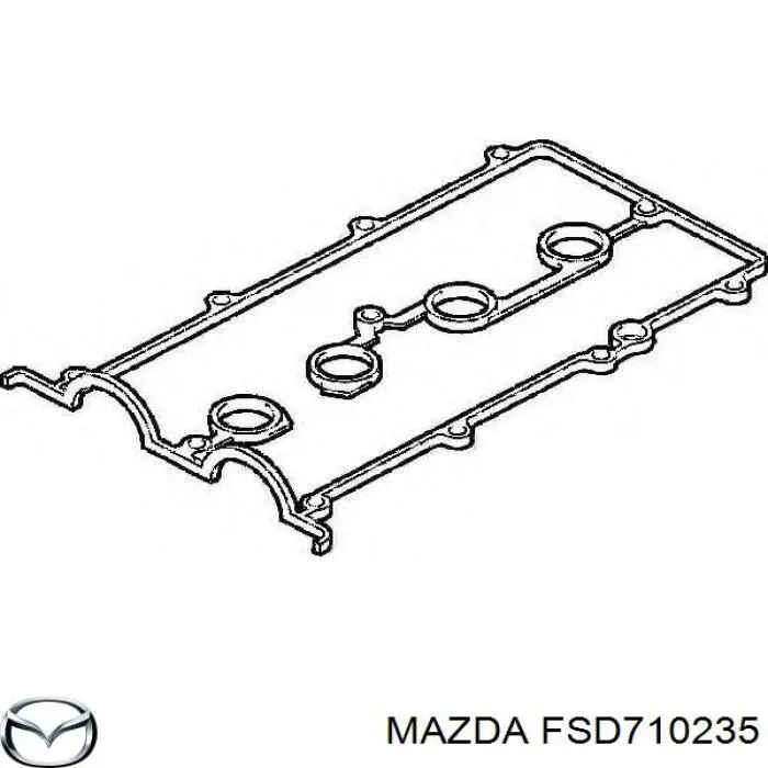 FSD710235 Mazda junta de la tapa de válvulas del motor