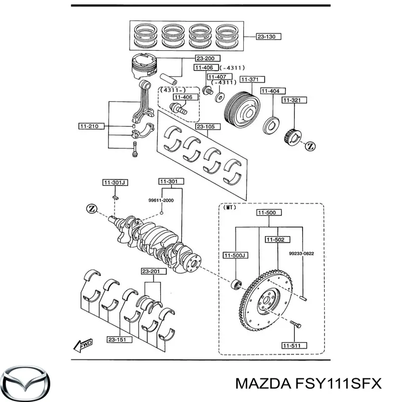 FSY111SFX Mazda 