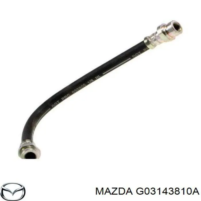 G03143810A Mazda tubo flexible de frenos trasero