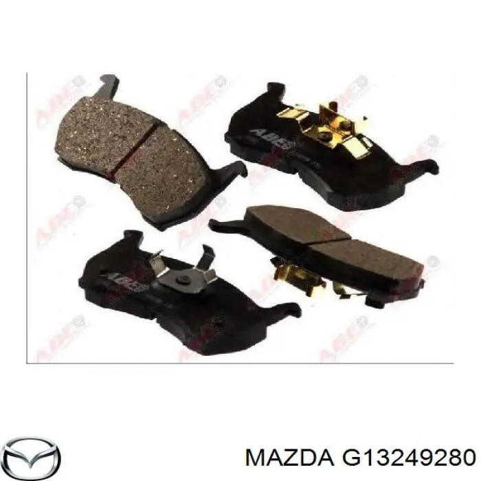 G13249280 Mazda pastillas de freno delanteras