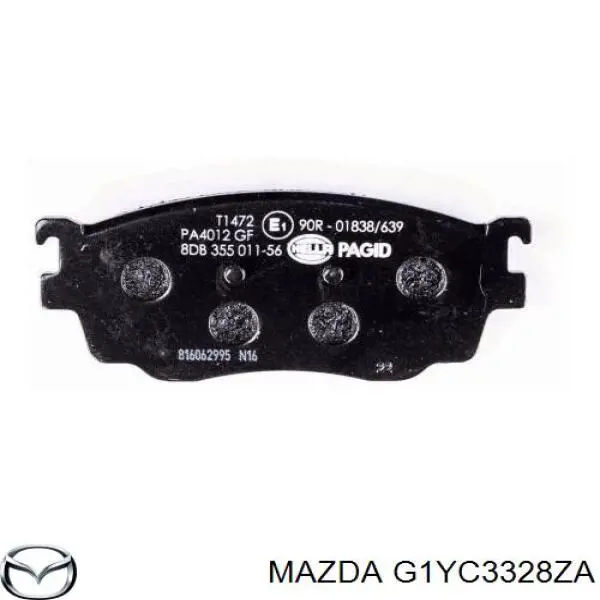 G1YC3328ZA Mazda pastillas de freno delanteras