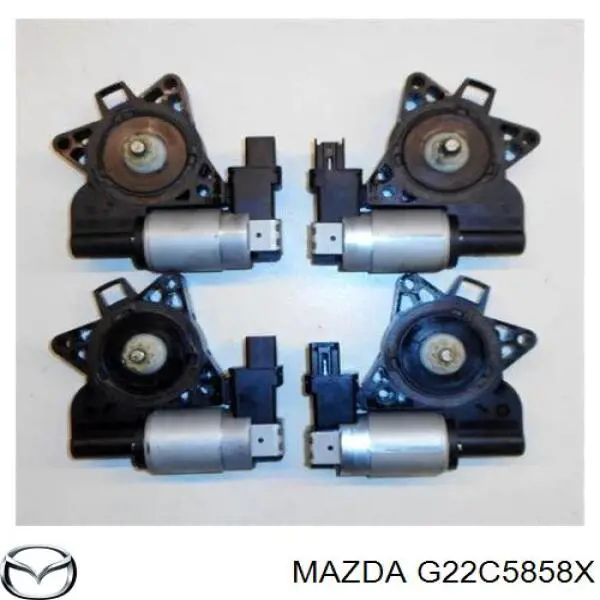  Motor eléctrico, elevalunas, puerta delantera derecha para Mazda 3 BK14