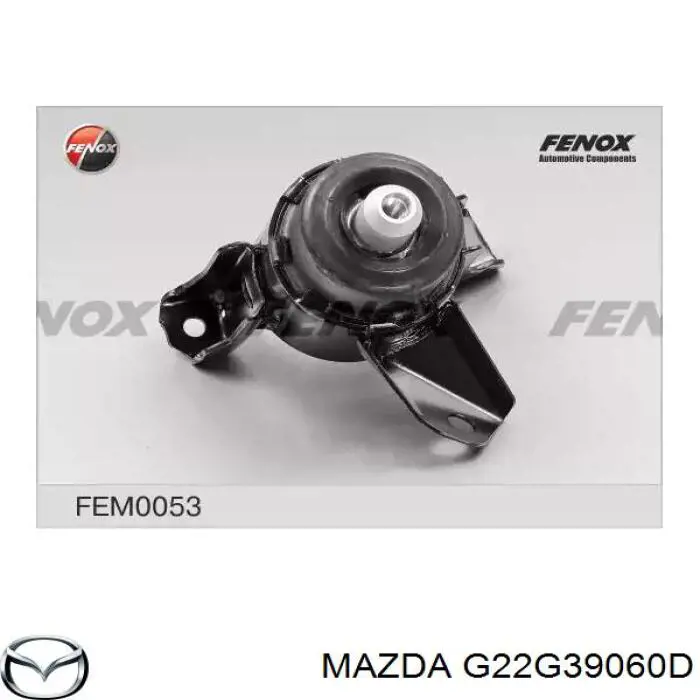 G22G39060D Mazda soporte de motor derecho