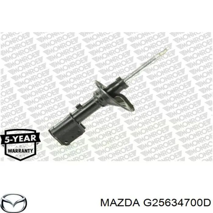 G25634700D Mazda amortiguador delantero derecho