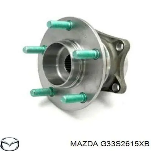 G33S2615XB Mazda cubo de rueda trasero