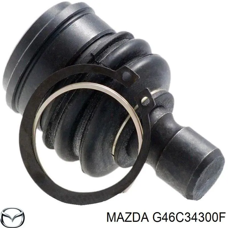 G46C34300F Mazda barra oscilante, suspensión de ruedas delantera, inferior derecha