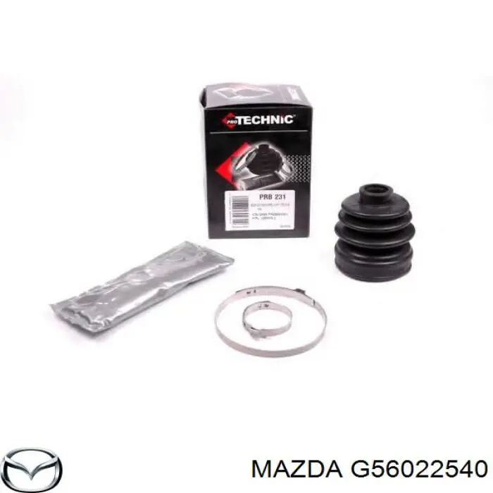 G56022540 Mazda fuelle, árbol de transmisión delantero interior