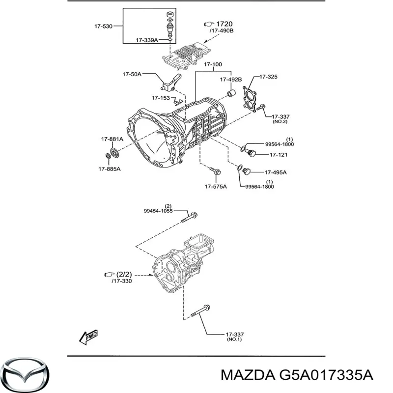 G5A017335A Mazda 