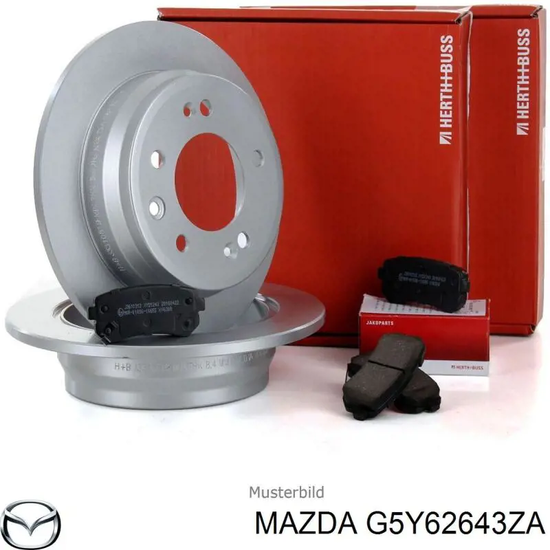 G5Y62643ZA Mazda pastillas de freno delanteras