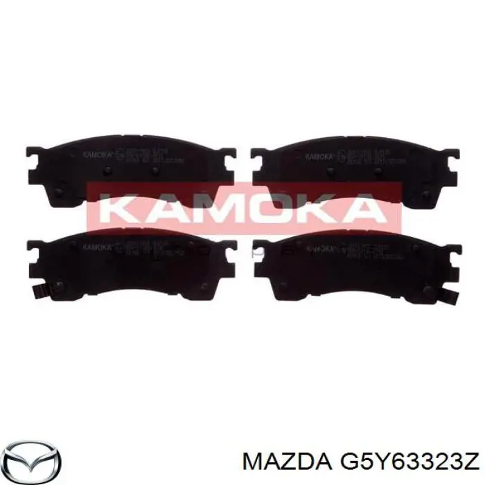 G5Y63323Z Mazda pastillas de freno delanteras