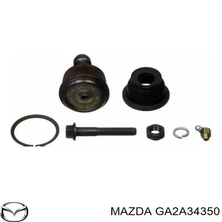 GA2A34350 Mazda barra oscilante, suspensión de ruedas delantera, inferior izquierda