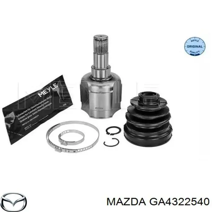 GA4322540 Mazda fuelle, árbol de transmisión delantero interior