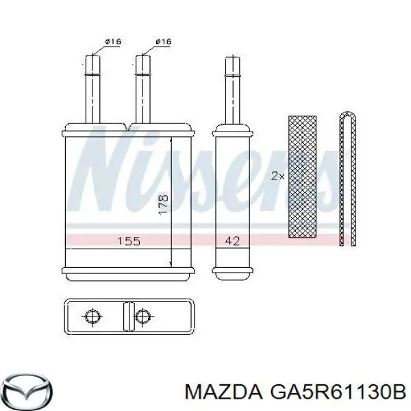 GA5R61130B Mazda 