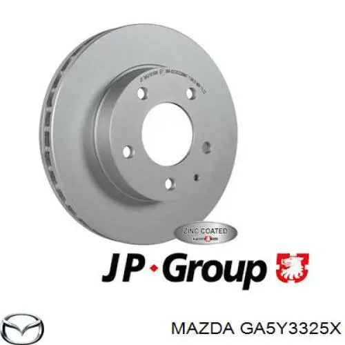 GA5Y3325X Mazda freno de disco delantero