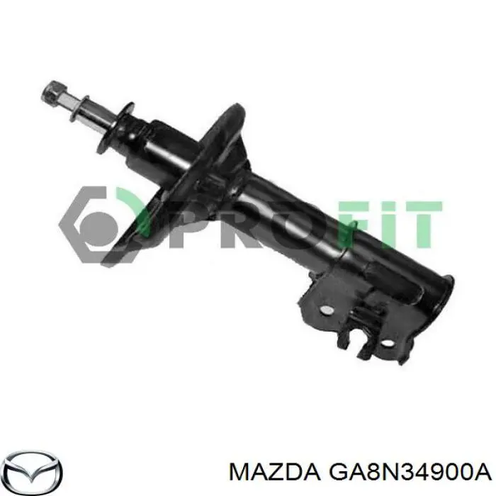 GA8N34900A Mazda amortiguador delantero izquierdo